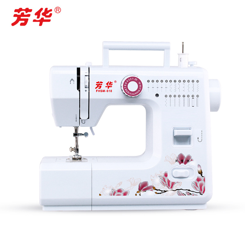 618家用电动迷你吃厚多功能锁边台式缝纫机新款衣车可脚踏