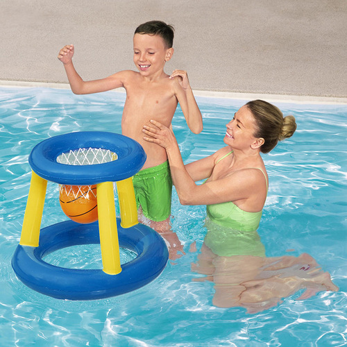Beach Toys Adult and Children's Parent-Child Swimming Pool Water Play Inflatable Volleyball Basketball Handball Goal Water Activity Equipment