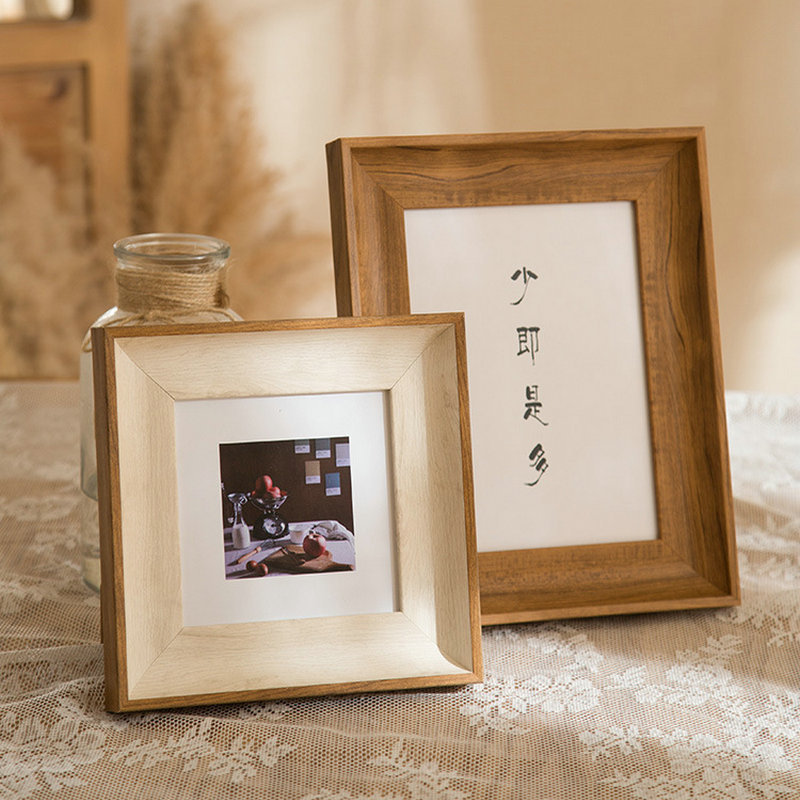 Simple picture frame frame 5 inch 6 inch 7 inch 8 inch 10 inch 12 inch wall washing Photo Plus photo frame table Vertical Horizontal