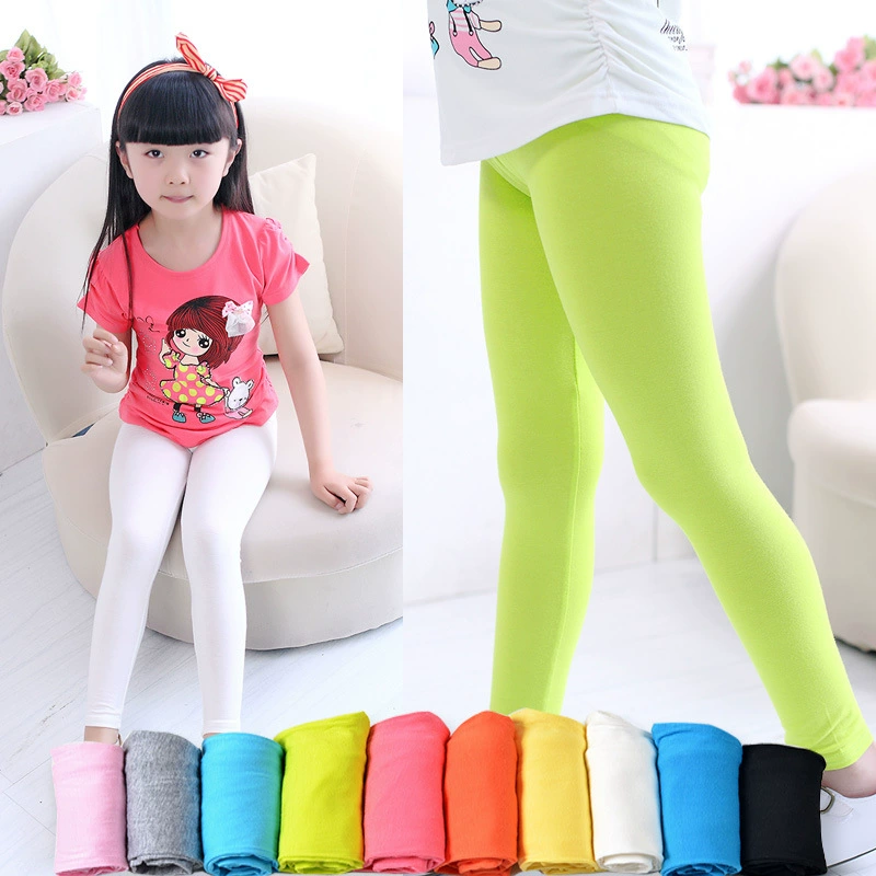 Летние детские эластичные leggings, брюки, корейский стиль