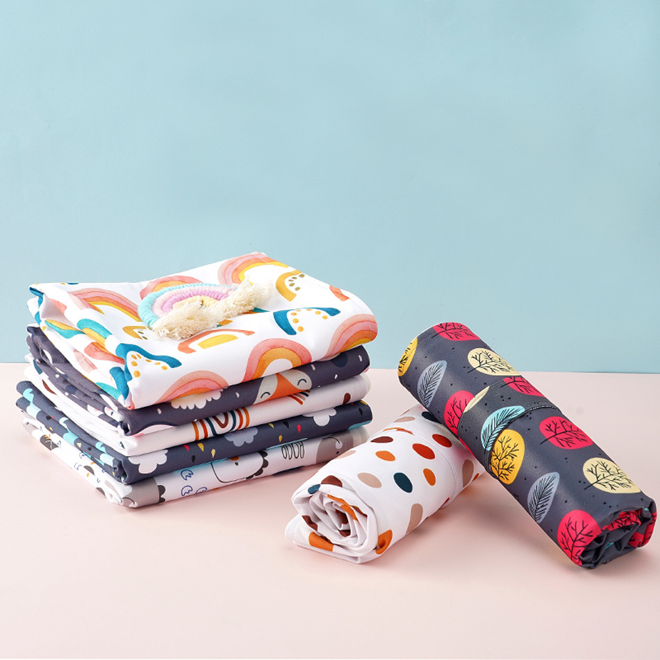 happyflute New Set Diaphragm Pad Waterproof Breathable 40*70 Diaphragm Blanket Baby changing mat