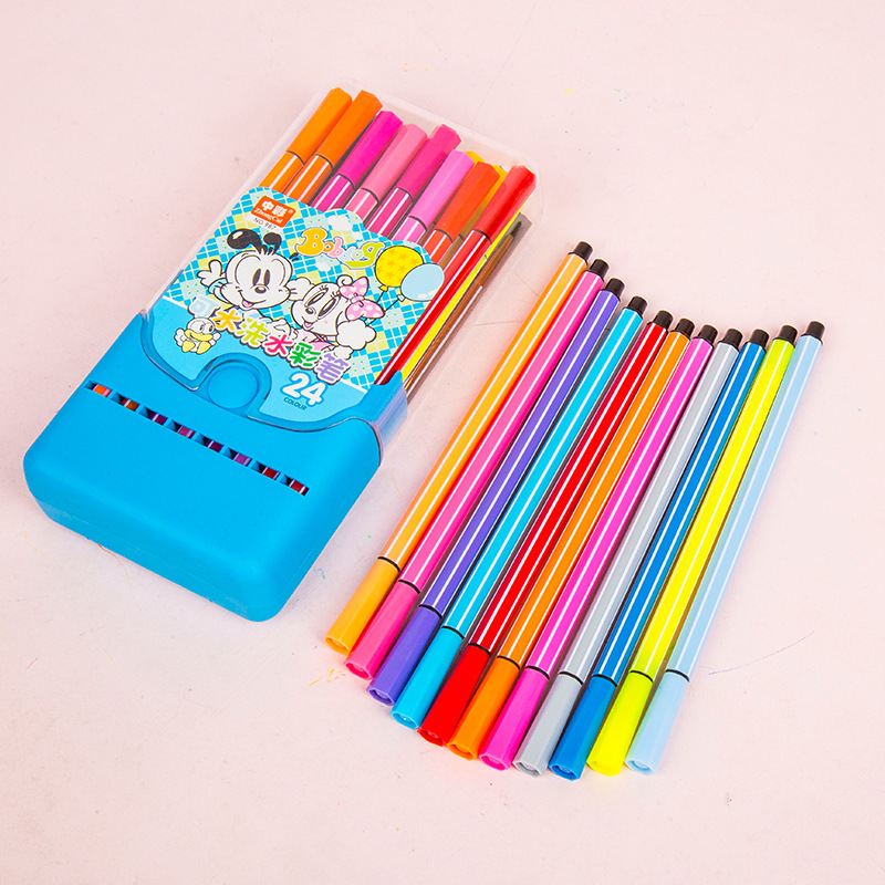 987 lavado acuarela pluma traje barril acuarela pluma al por mayor de los niños pintura arte pintura materiales multi-color herramientas de graffiti