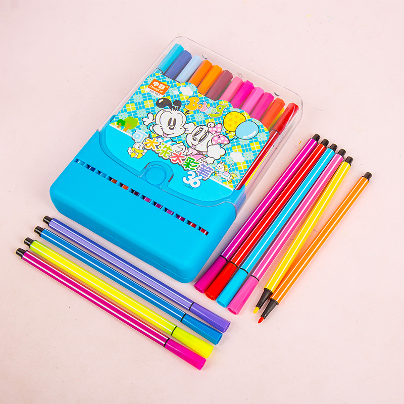 987 lavado acuarela pluma traje barril acuarela pluma al por mayor de los niños pintura arte pintura materiales multi-color herramientas de graffiti