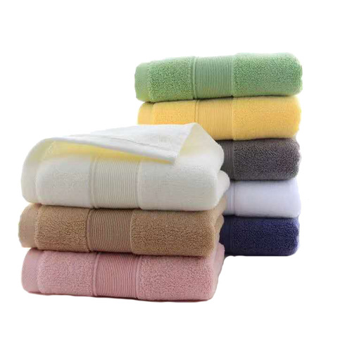 Xinshang towel factory wholesale thickened absorbent adult face washcloth plain cotton towel gift can be made with logo