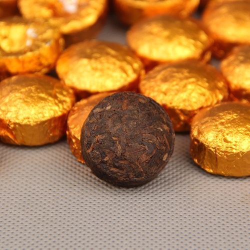 Wholesale Pure Aroma Pu'er Tea Mini Tea Cake Yunnan Pu'er Tea Tea Cake Pu'er Tea Ripe Tea Mellow Mini Tea Cake 250g 