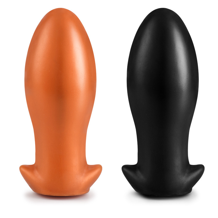 Cruz-frontera líquido de silicona dragón huevo anal enchufe femenino boxeo suave juguetes sexuales adultos masturbación dispositivo espalda corte juguetes sexuales