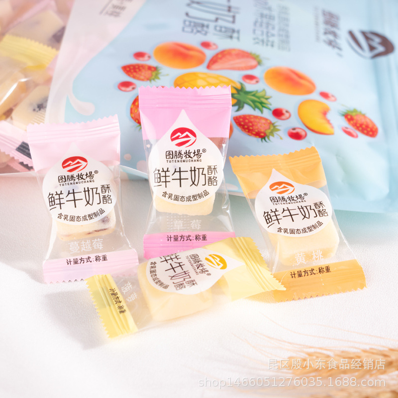Fresh Milk Cheese, Inner Mongolia Totem Pasture, Fruit-flavored Yogurt Cheese 428g, Children's Snack, No Added Sugar