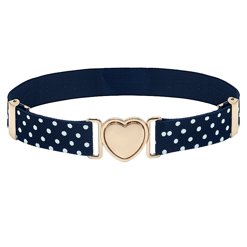 Popular japonés en línea celebridad cinturón para niños niñas decorativas perezoso sin agujeros niña estudiantes de primaria suelta cintura simple pequeña