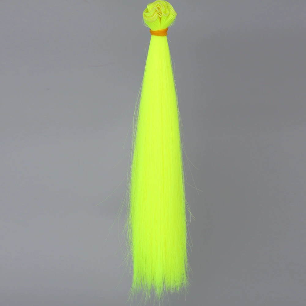 Doll Wig Straight Hair, DIY 25 cm, Synthetic Doll Hair Weft, Multiple Color Codes