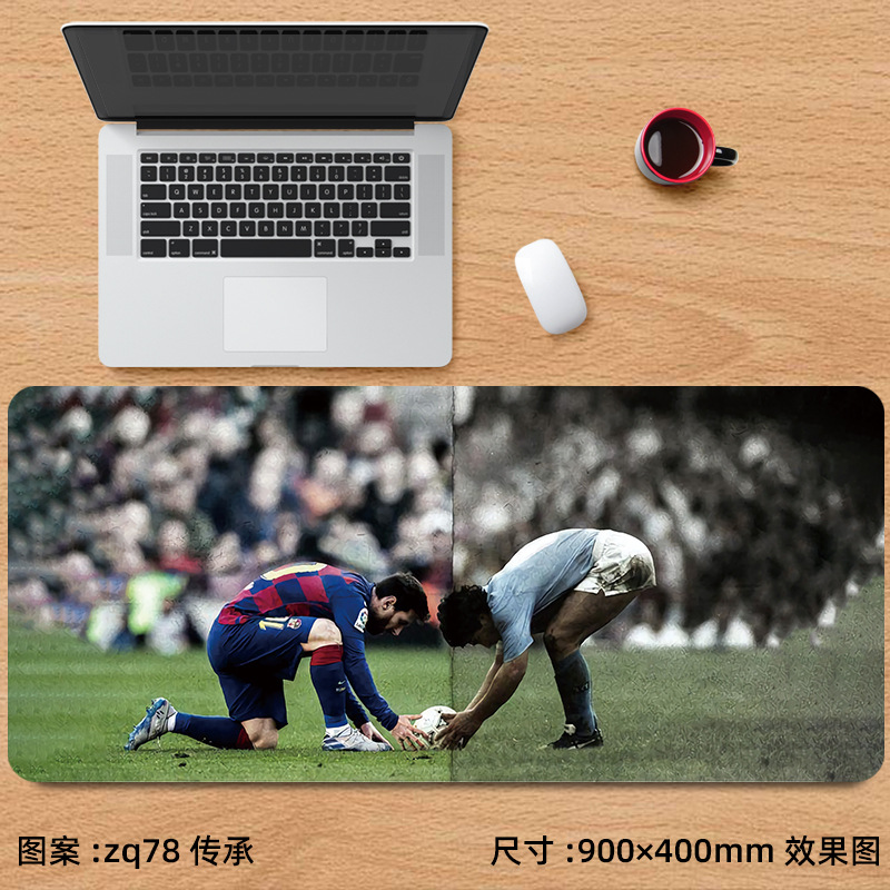 Alfombrilla de ratón nueva de Cristiano Ronaldo, extra grande, de fútbol, Messi, Bayern, La Liga, para juegos, e-sports, con reposamuñecas, para escritorio de computadora