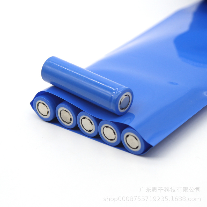 厂家销售pvc热收缩管 18650锂电池组热缩套膜 压扁宽度30-150mm