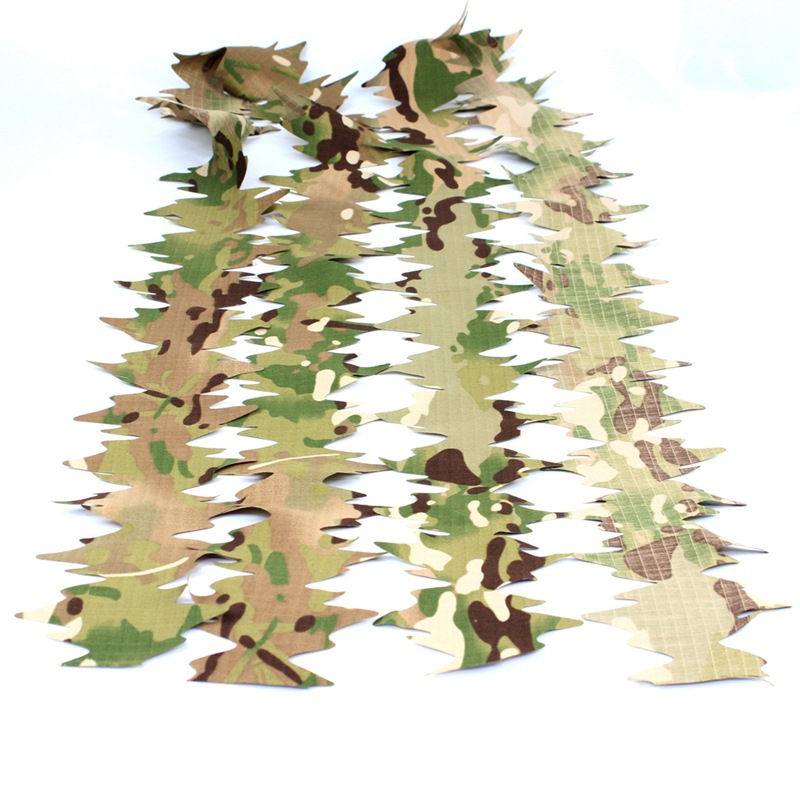 Camouflage cloth strips DIY homemade hunting camouflage suit material stealth suit ghillie suit accessories camouflage cloth 3