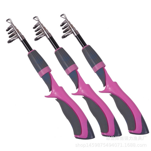 AliExpress ebay foreign trade small throwing rod with gun handle mini sea rod 1.2 1.4 1.6 1.8 meters processing and customization