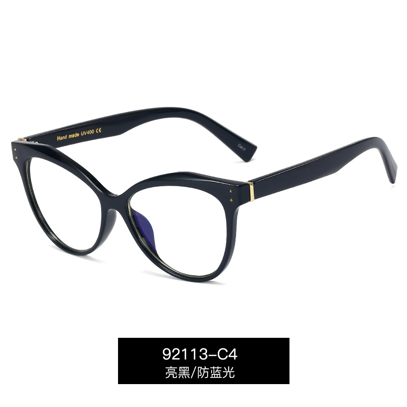 92113 gafas marco de los hombres y las mujeres de moda europea y americana retro gafas Marco de las mujeres de la cara redonda miopía gafas TR90 gafas