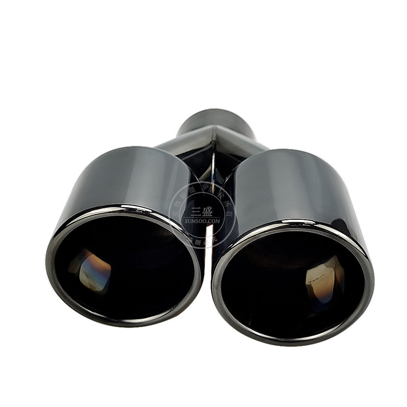 Suministro directo de fábrica Y-tipo uno fuera dos modificado cuatro fuera doble escape coche tubo de escape modificado cola garganta modificación personalizada