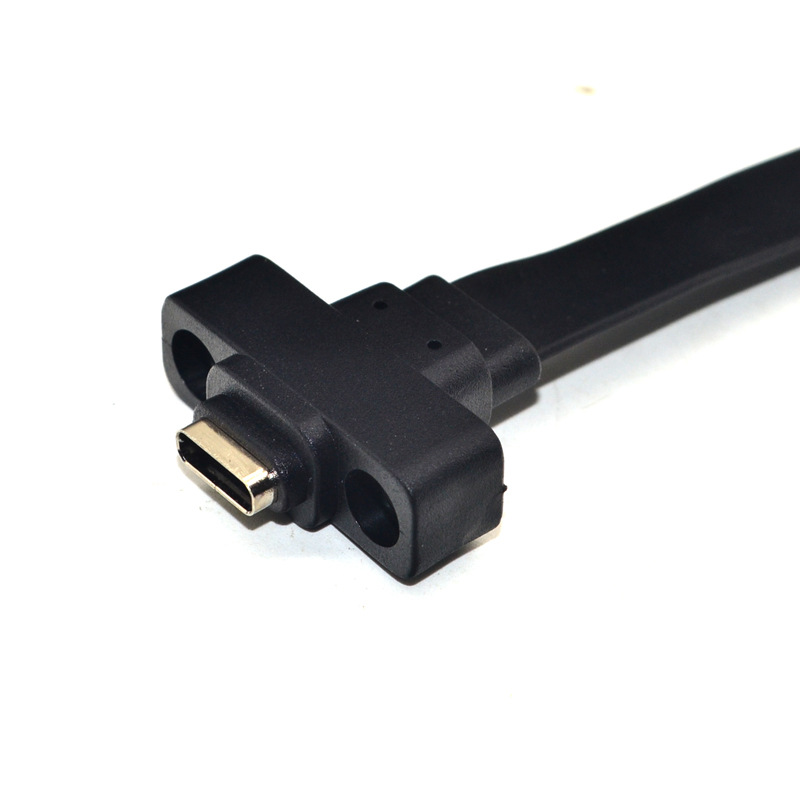 USB3.1 TYPE-E de línea deflectora a tipo-C línea corta frontal 10G línea plana C chasis hembra PCI bit KEY-A