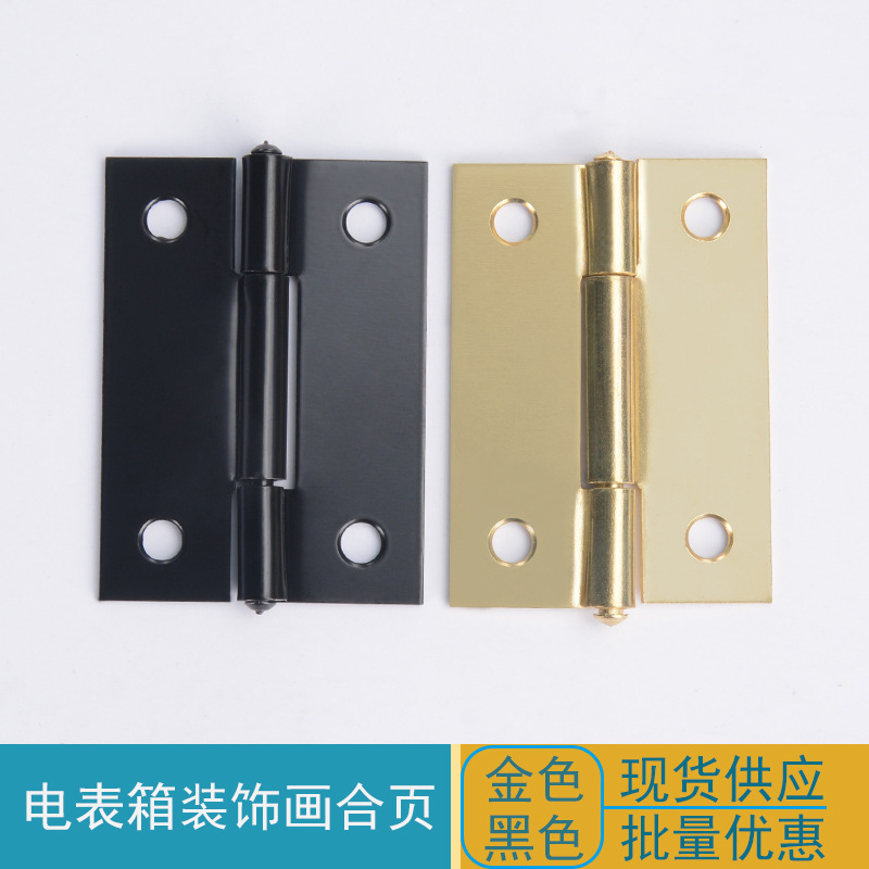 Gold-Plated Hinge Picture Frame with Metal Core, Foldable, Modern Minimalist Wall-Mounted Picture Frame