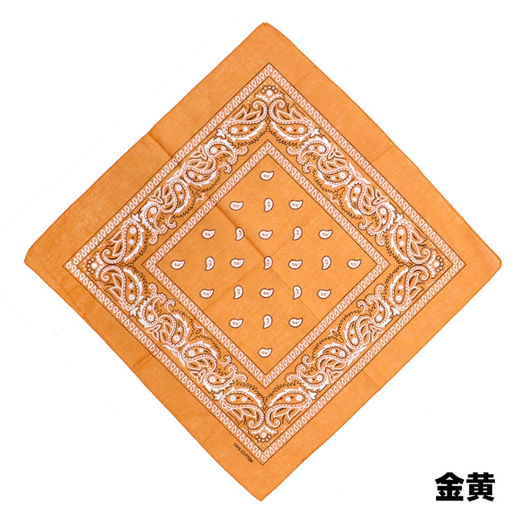 Square Bandana (Yiwu) Harajuku Printed, Imitation Cotton, 54 cm, Hip-Hop Headscarf