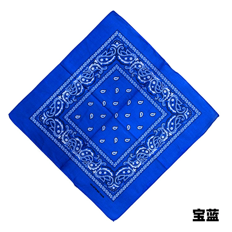 Square Bandana (Yiwu) Harajuku Printed, Imitation Cotton, 54 cm, Hip-Hop Headscarf