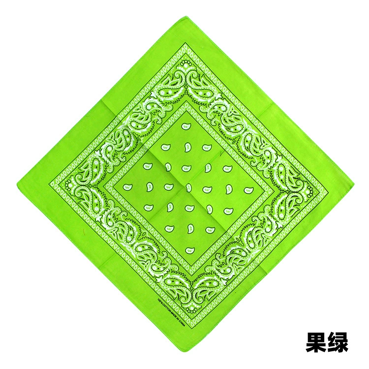 Square Bandana (Yiwu) Harajuku Printed, Imitation Cotton, 54 cm, Hip-Hop Headscarf