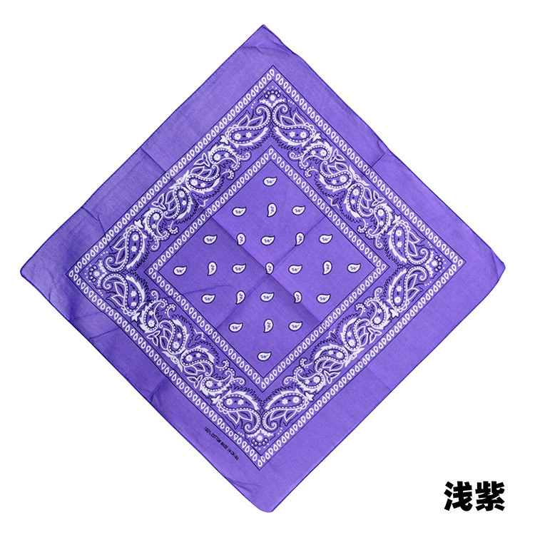 Square Bandana (Yiwu) Harajuku Printed, Imitation Cotton, 54 cm, Hip-Hop Headscarf