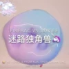Pink blue unicorn