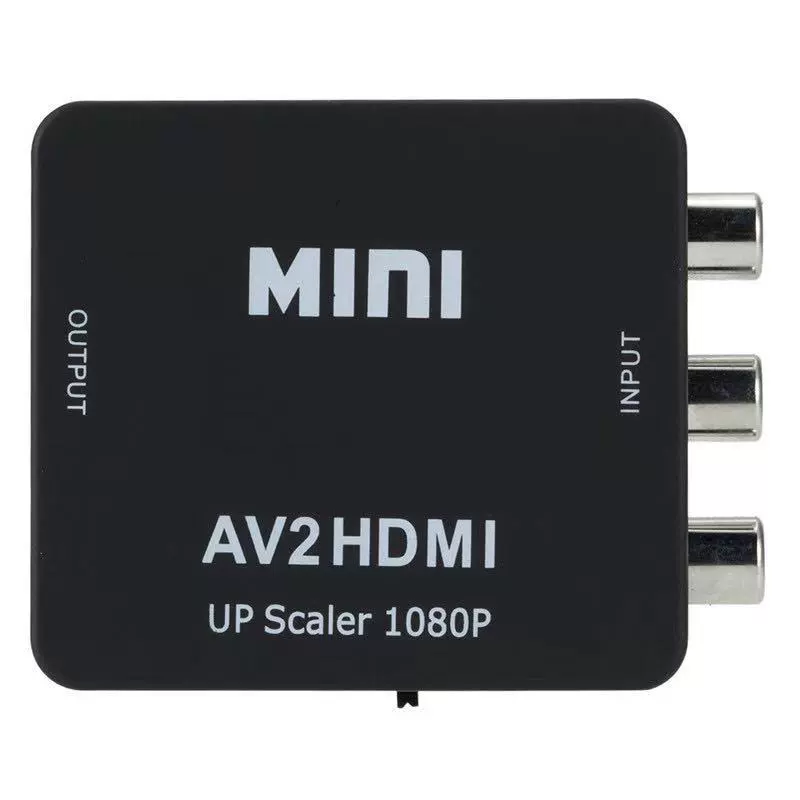 Преобразователь AV в HDMI USB для AV 1080p HD видеовывод, поворотный