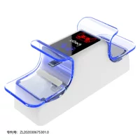 Подставка с подсветкой для геймпада PS5 - светящийся блок, базовая док-станция для беспроводного геймпада PS5, двухместная зарядная станция для двух геймпадов