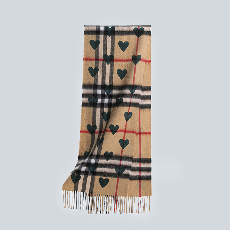 fashionable winter universal scarf with tassels for men and women