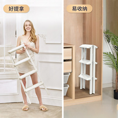 Ladder household folding ladder multifunctional indoor stair horse stool portable telescopic ladder thickened aluminum alloy herringbone ladder