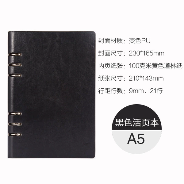 A5 hollow live page-black