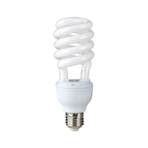 Manufacturer wholesale energy-saving bulb with three primary colors, high-power medium screw energy-saving light bulb, spiral household glass tube