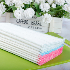 8-layer cotton fabric scrubber dishwashing cloth kitchen cleaning supplies scrubber cross-border wholesale wood fiber dishwashing cloth
