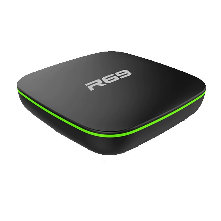 Android TV Box R69 H3, 2ГБ+16ГБ, сетевой смарт-тюнер, Wi‑Fi