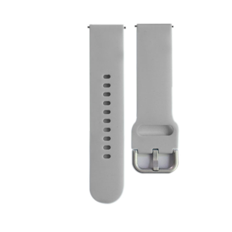 Para Samsung Galaxy reloj Active2 correa de silicona de color sólido 20/22mm correa universal en stock