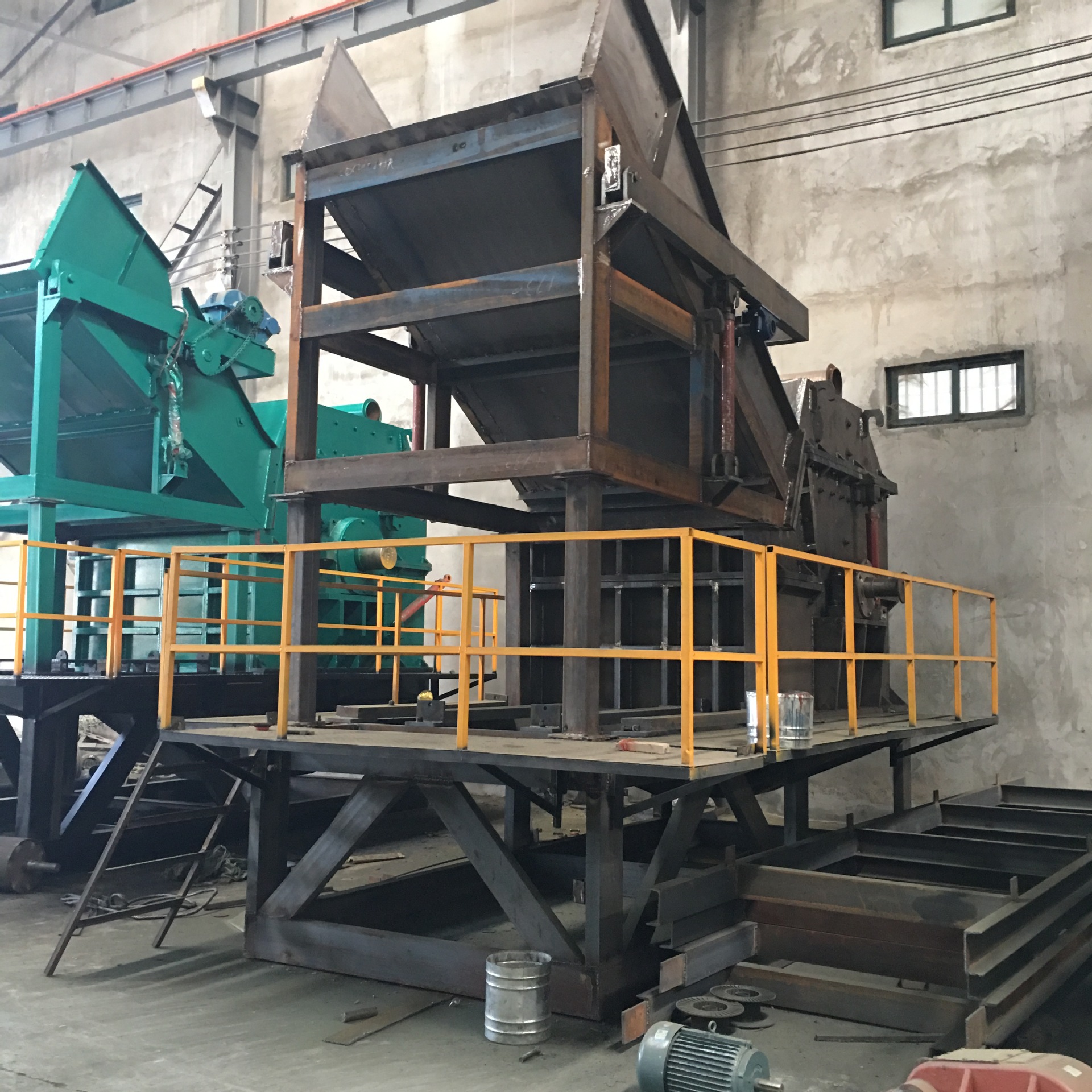 大型废金属破碎机 废品再生废铁边角料粉碎机 摩托车架体破碎机