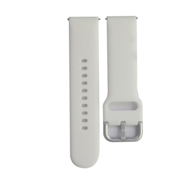 Para Samsung Galaxy reloj Active2 correa de silicona de color sólido 20/22mm correa universal en stock