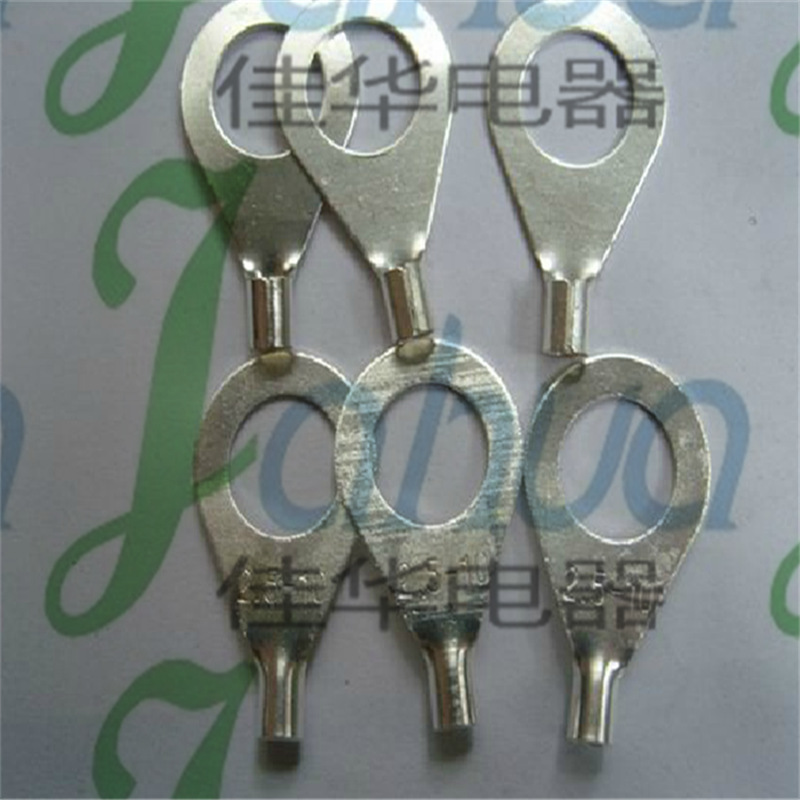 OT2.5-10 裸端头 圆形铜鼻子 冷压接线端子 黄铜