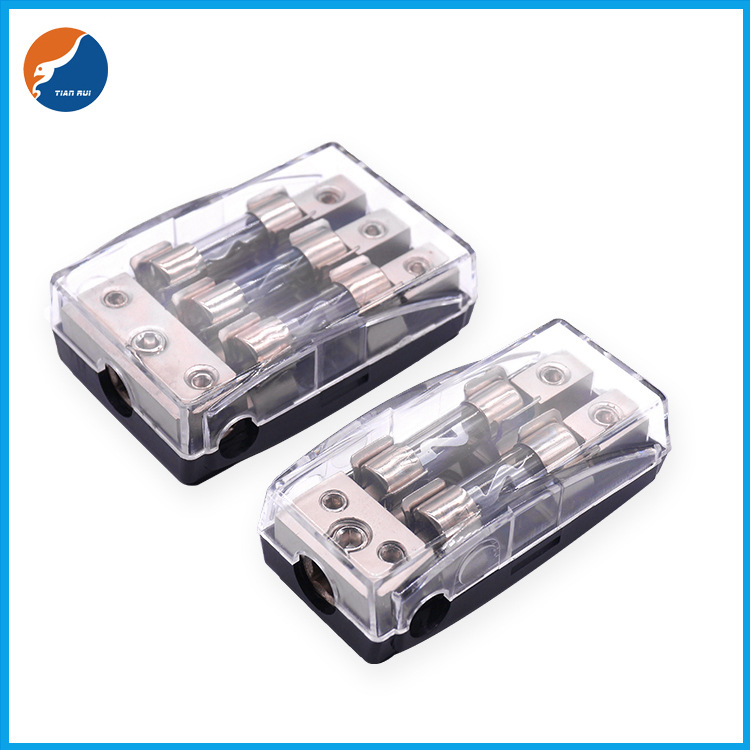 多路6x30管状保险丝座 AGU多路电流保险丝座 叉车用多路保险丝座