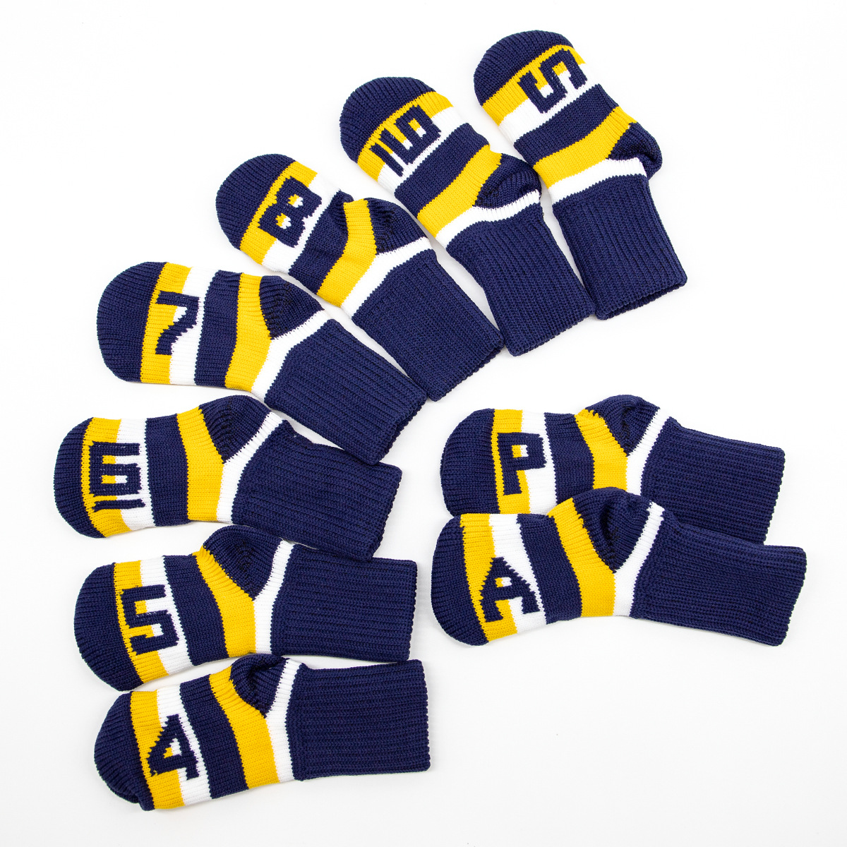 Venta directa de fábrica Golf Club cubierta de lana clásica barra de hierro conjunto 4-9.P.S.AGolf cabeza cubierta