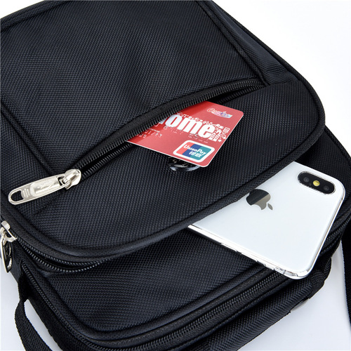 New Arrival Men's Casual Canvas Shoulder Bag | Vertical Crossbody Business Briefcase | Trendy Travel-Ready Shoulder Backpack