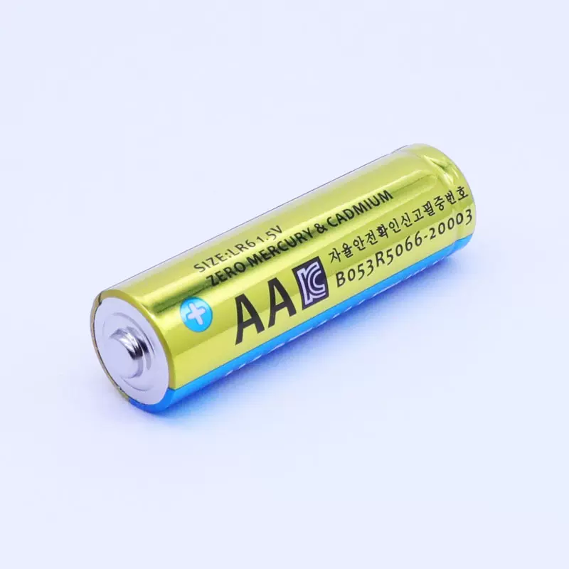 韩国KC认证5号aa碱性干电池 LR6智能锁玩具四驱车AA韩文批发电池