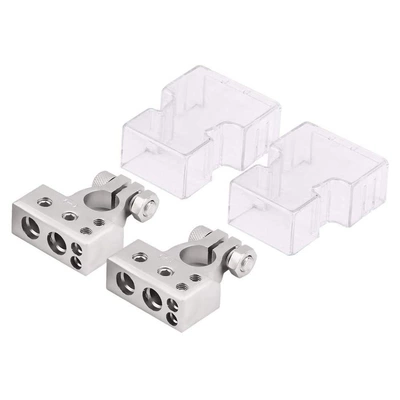 Car Audio Thickeneded Battery Power supply, ignition system accessories - silver-with-shell-524