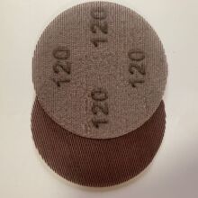 5寸网格砂纸125mm无尘网格圆盘砂网格砂背绒砂碟5寸网砂手托