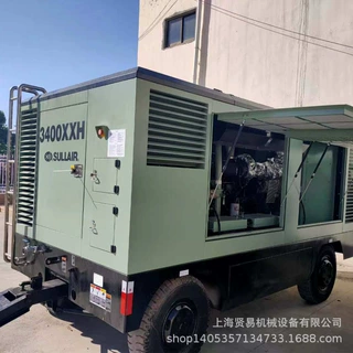 美国寿力高风压1070XH空压机租赁喷砂管道吹扫汽车零配件供气稳定