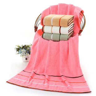 Factory wholesale adult thickened cotton bath towel absorbent soft Hotel Hotel can be used as logo gift