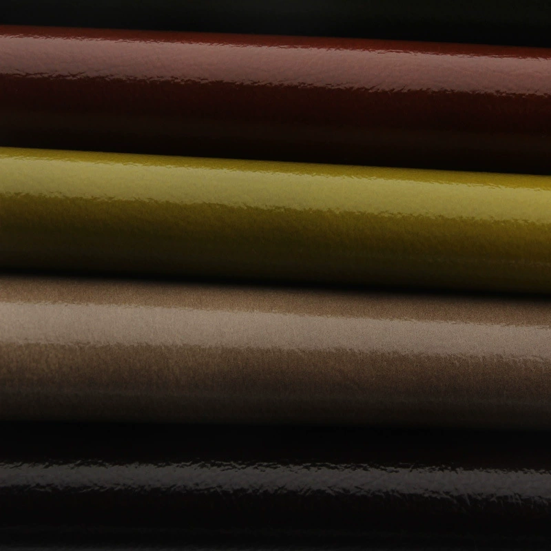 Simulation oil wax leather decorative leather Sauda leather material PU leather fabric shiny noodles imitation leather hard bag artificial leather leather