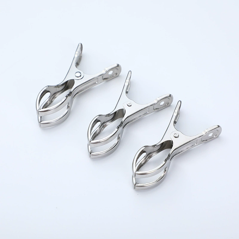 Нержавеющая сталь большой открывающий зажим из нержавеющей стали зажим открывающий зажим ветрозащитный сушка зажим для одежды один юань оптом
