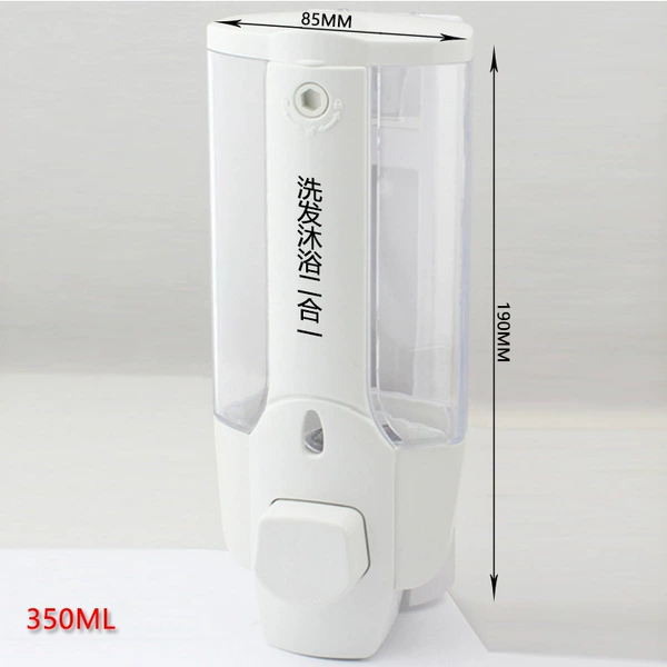 White transparent shampoo, 2 in 1