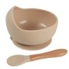 Bowl+wooden handle spoon y15